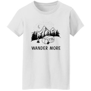 Wander More Camping Caravan in Camping Lover Shirt