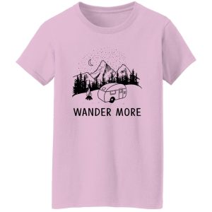 Wander More Camping Caravan in Camping Lover Shirt