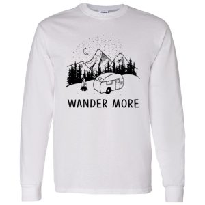 Wander More Camping Caravan in Camping Lover Shirt