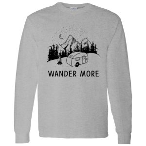 Wander More Camping Caravan in Camping Lover Shirt