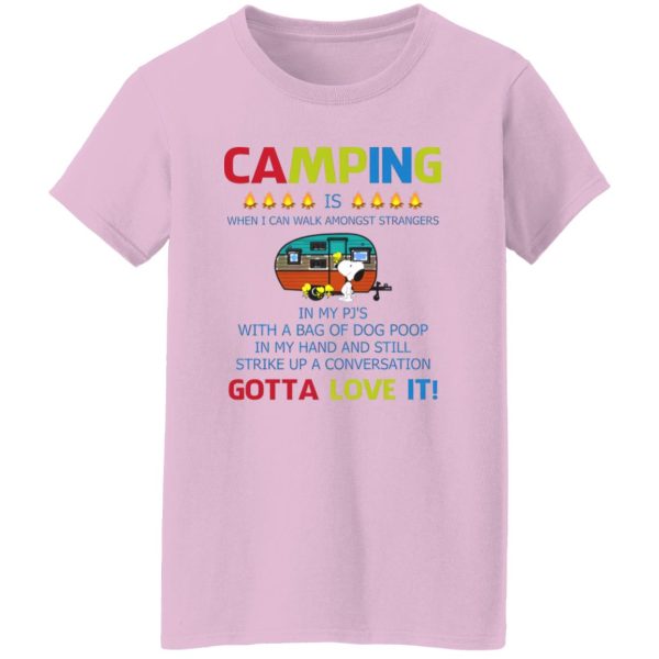 Snoopy Camping Is Gotta Love It Shirt