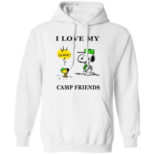 Peanuts Snoopy And Woodstock I Love My Camp Friend Shirt