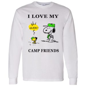 Peanuts Snoopy And Woodstock I Love My Camp Friend Shirt