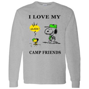 Peanuts Snoopy And Woodstock I Love My Camp Friend Shirt