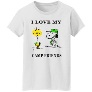 Peanuts Snoopy And Woodstock I Love My Camp Friend Shirt