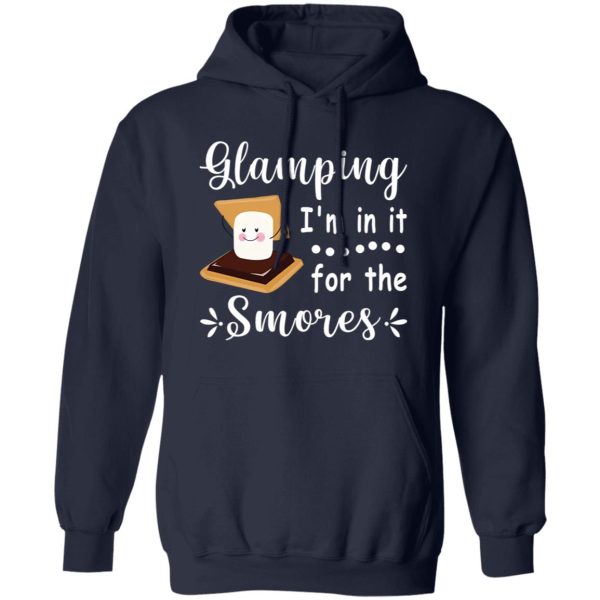 Glamping I’m In It For The Smores Funny Marshmallow and Chocolate Cake for Shirt