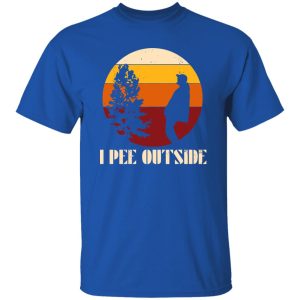 Funny Camping Shirt, Vintage I Pee Outside Shirt