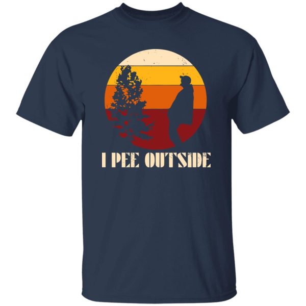 Funny Camping Shirt, Vintage I Pee Outside Shirt