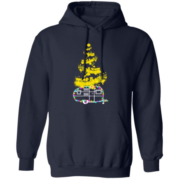 Camping Car With Fairy Lights And Xmas Tree Camp Lover for Christmas Shirt