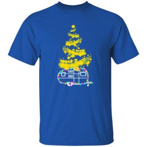 Camping Car With Fairy Lights And Xmas Tree Camp Lover for Christmas Shirt