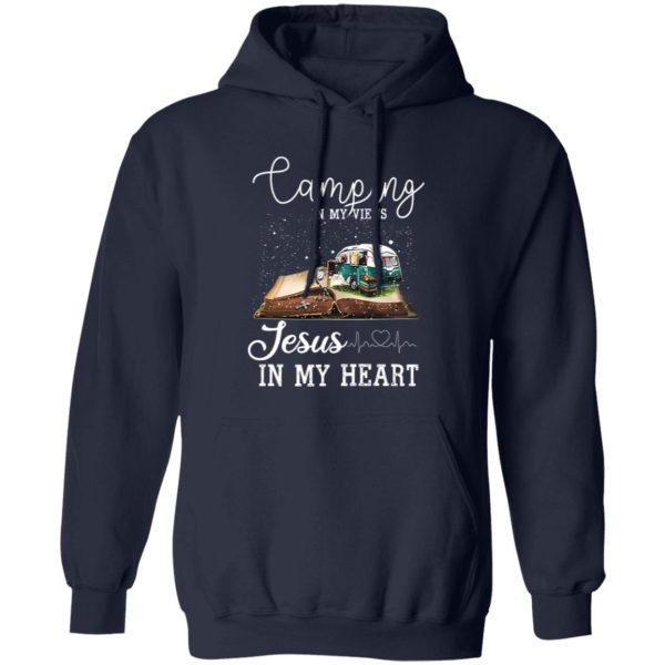 Camping In My Viens Jesus In My Heart For Camp Lover Shirt