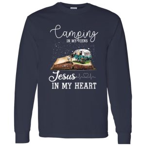 Camping In My Viens Jesus In My Heart For Camp Lover Shirt