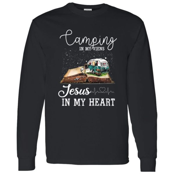 Camping In My Viens Jesus In My Heart For Camp Lover Shirt