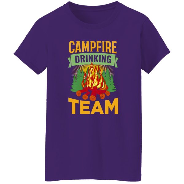 Campfire Drinking Team For Camp Lover Shirt