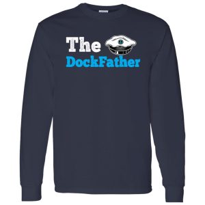 Fishing Shirt, The Dockfather Funny Boating Fishing Boat Dad Captain Shirt