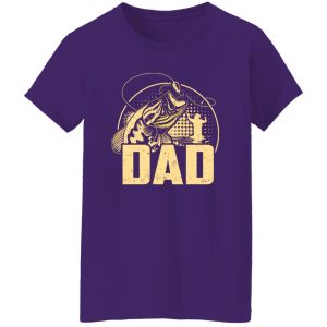 Fishing Dad Shirt, Dad Fisherman Shirt