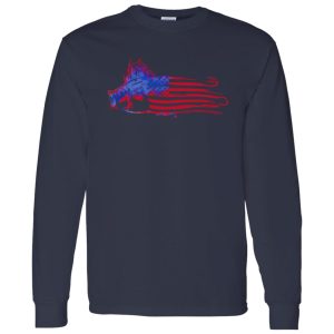 Fishing Dad Shirt, Fish American Flag Shirt