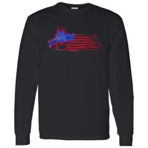 Fishing Dad Shirt, Fish American Flag Shirt