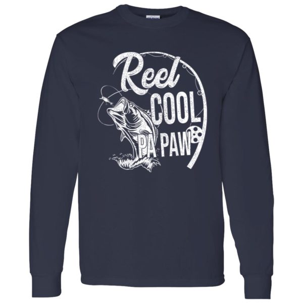 Father’s Day Gift Funny Fishing Reel Cool Pa Paw Fisherman Shirt