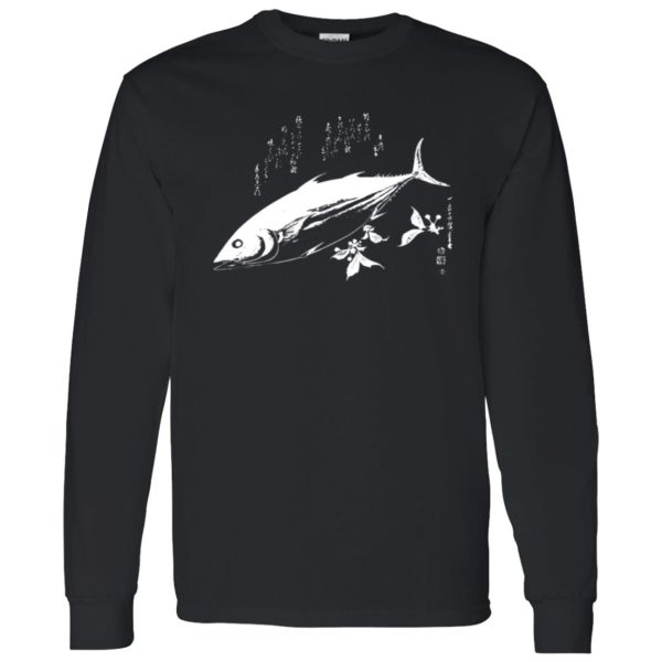 Famous Vintage Art Bonito Fish By Hiroshige Stylish Design Shirt