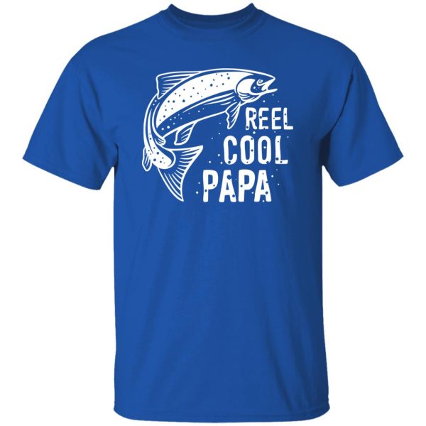 Father’s Day Design Funny Fishing Reel Cool Papa Dad Joke Shirt