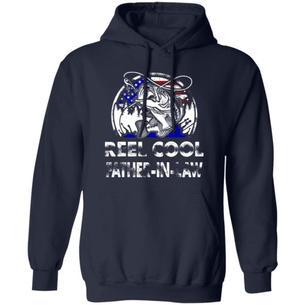 Fathers Day Gift Tee Reel Cool Father In Law Fishing Shirt