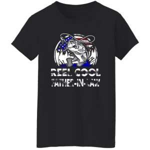 Fathers Day Gift Tee Reel Cool Father In Law Fishing Shirt