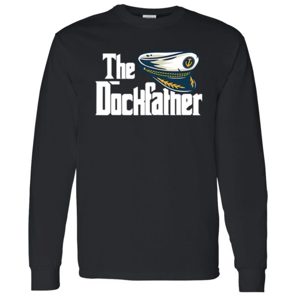 Cool Fishing Shirt, The Dockfather Funny Boating Fishing Boat Dad Captain Boater Shirt