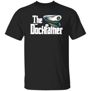 Cool Fishing Shirt, The Dockfather Funny Boating Fishing Boat Dad Captain Boater Shirt