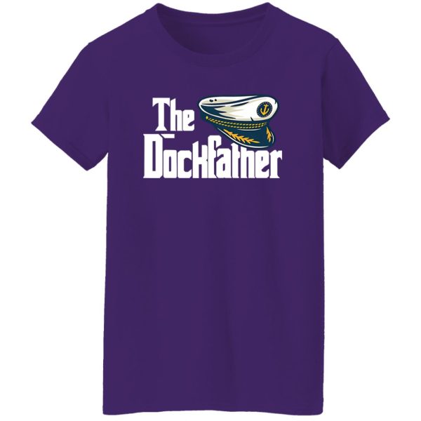 Cool Fishing Shirt, The Dockfather Funny Boating Fishing Boat Dad Captain Boater Shirt