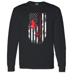 Fishing Lover Shirt, American Flag Fishing Shirt