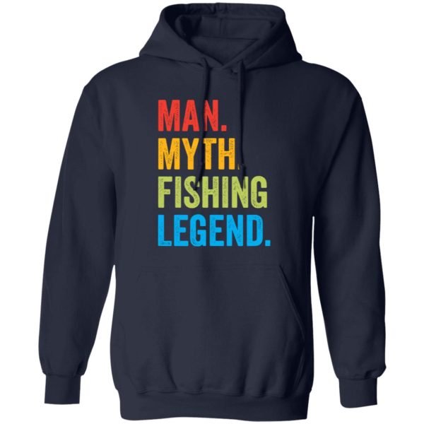 Fisherman Funny Man Myth Fishing Legend Vintage Shirt