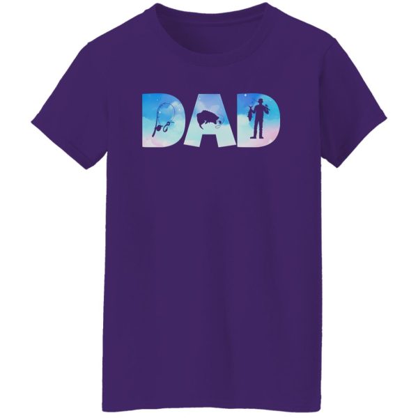 Fishing Dad Shirt, Dad Fishing Rod Fish Fisherman Shirt