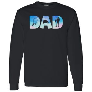 Fishing Dad Shirt, Dad Fishing Rod Fish Fisherman Shirt