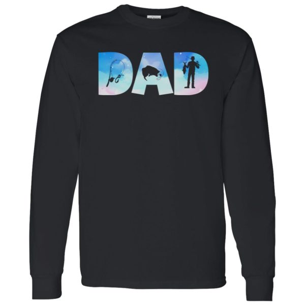 Fishing Dad Shirt, Dad Fishing Rod Fish Fisherman Shirt