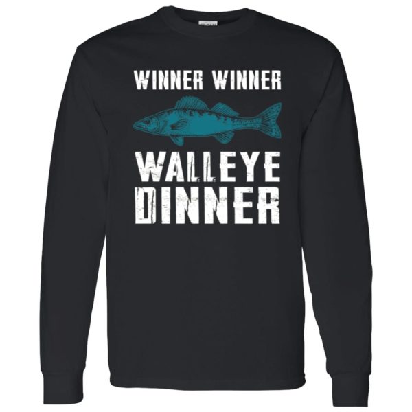 Fishing Lover Shirt, Winner Winner Walleye Dinner Shirt