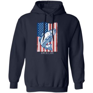 Fish Shirt, United States Of America Us Flag Fish Graphic Usa Shirt