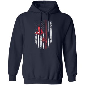 Fishing Lover Shirt, American Flag Fishing Shirt