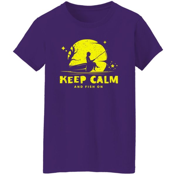 Funny Fisherman Dream Fishing Keep Calm And Fish Shirt