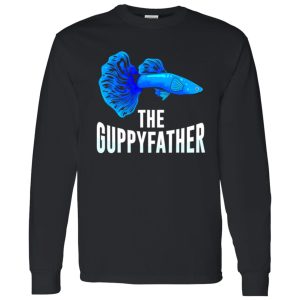 Funny Fishing Shirt, The Guppyfather Guppy Fish Owner Aquarium Aquarist Shirt