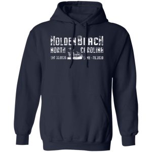 Holden Beach Nc Latitude Longitude Fishing Boat Shirt