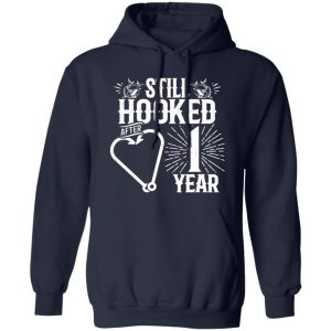 Married 1 Year Fishing Couple 1st Wedding Anniversary Shirt