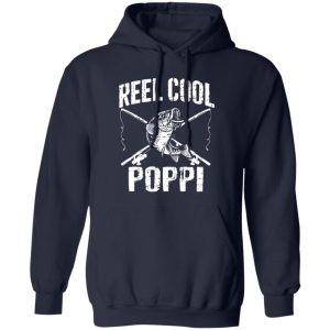 Reel Cool Poppi Fishing Father’s Day Grandpa Dad Shirt