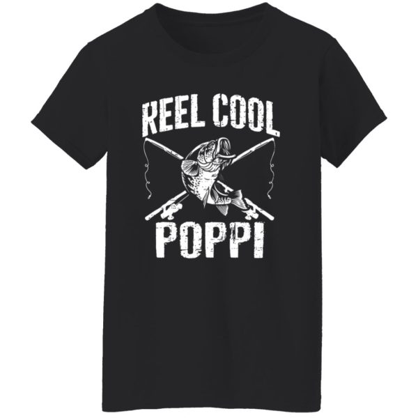 Reel Cool Poppi Fishing Father’s Day Grandpa Dad Shirt