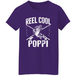 Reel Cool Poppi Fishing Father’s Day Grandpa Dad Shirt