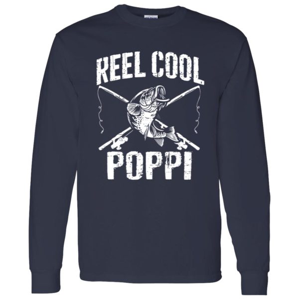 Reel Cool Poppi Fishing Father’s Day Grandpa Dad Shirt