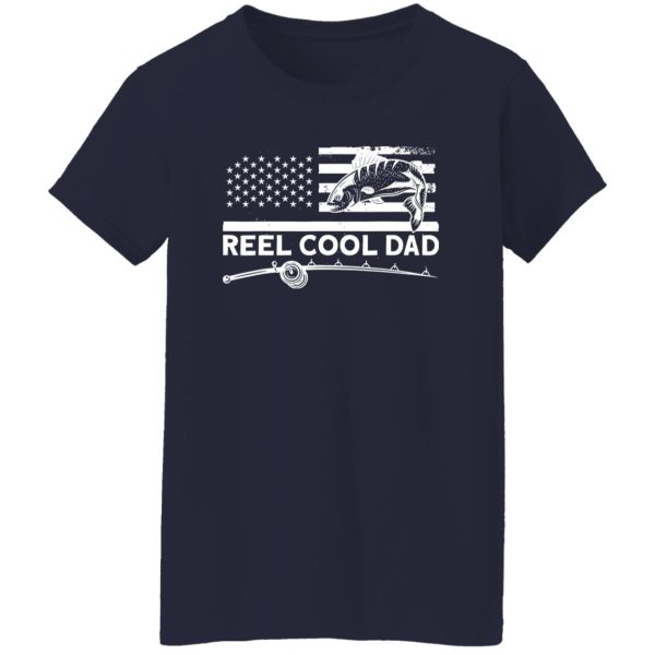 Reel Cool Dad Fisherman Fishing Shirt