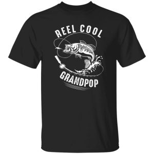 Reel Cool Grandpop Fishing Father’s Day Fisherman Fish Shirt