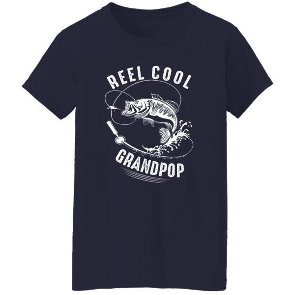 Reel Cool Grandpop Fishing Father’s Day Fisherman Fish Shirt