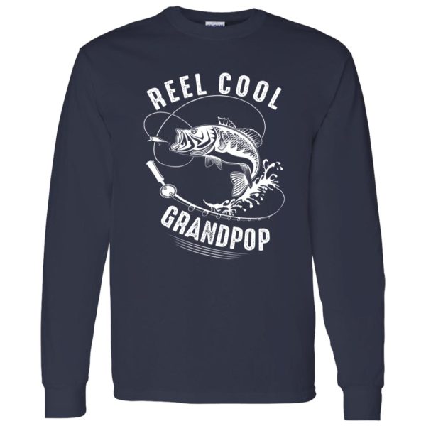 Reel Cool Grandpop Fishing Father’s Day Fisherman Fish Shirt